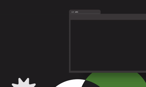 Gif of code animation