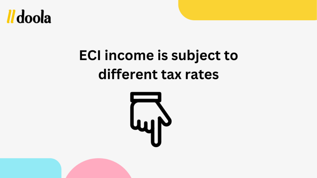 ECI income tax rates