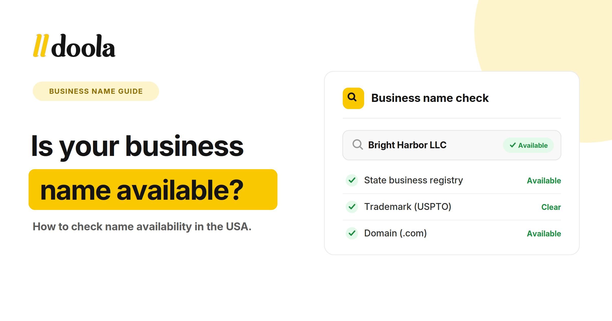 How to Check Business Name Availability in the USA