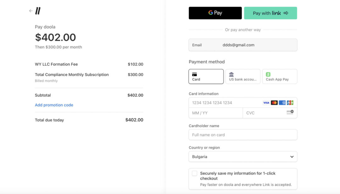 How to Form Your Company with doola