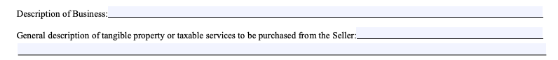 Step 4: Describe Your Purchases