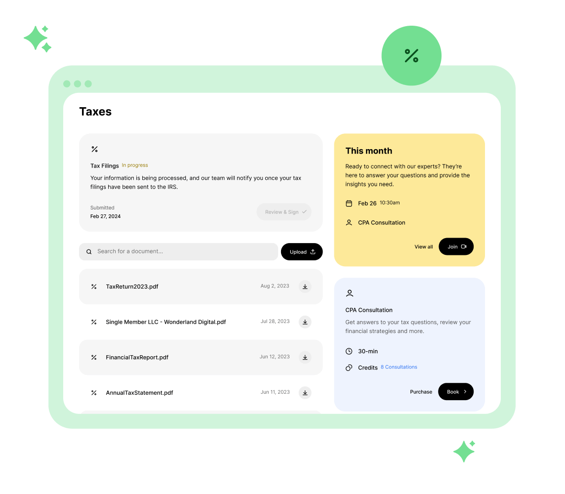 Tax filing