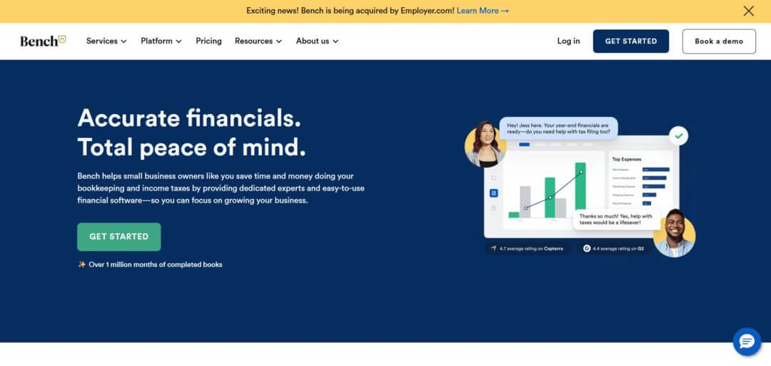 Bench – Simple, Clean Bookkeeping