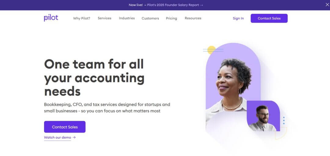 3. Pilot – High-Volume Bookkeeping for Funded Startups