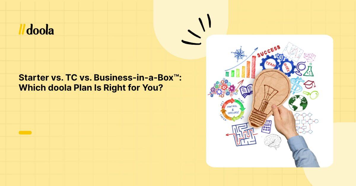 Starter vs. TC vs. Business-in-a-Box™: Which doola Plan Is Right for You?