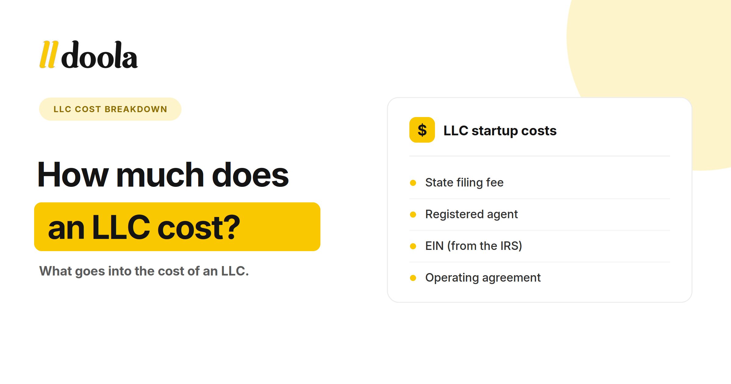 How Much Does It Cost to Start an LLC in 2026?