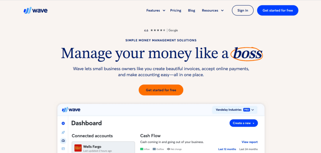 Best Accounting Software for Dropshipping- Wave Accounting is a budget-friendly lifesaver for solo founders and side hustlers who need core bookkeeping tools without shelling out hundreds each month. 