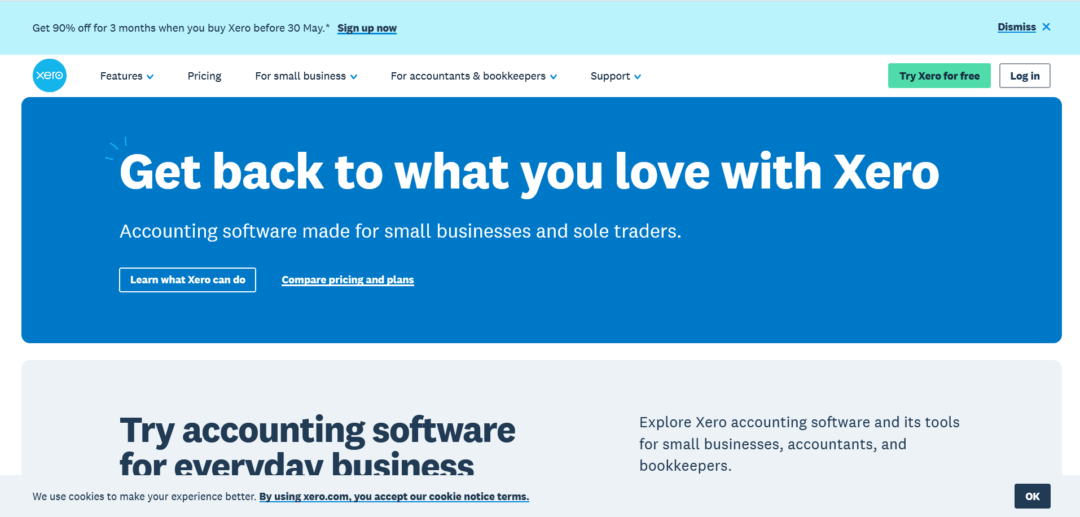best accounting software for dropshippers- Xero is a cloud-based accounting platform built for online sellers who want automation, app integrations, and a crystal-clear view of their cash flow. 