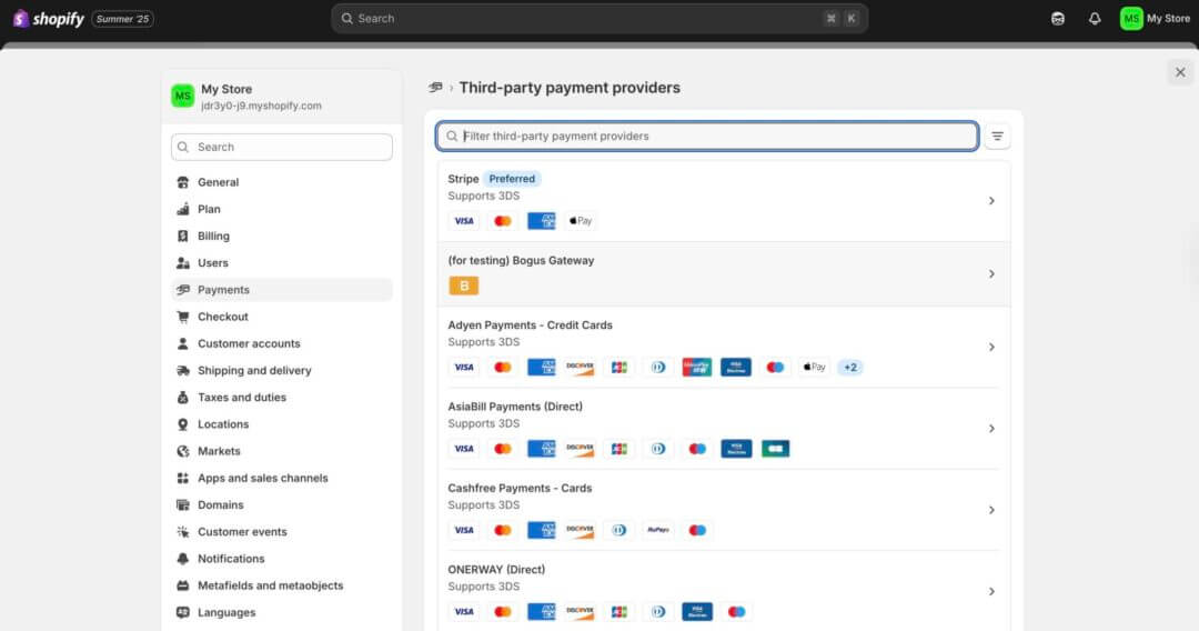 How to Set Up a Shopify Payment Gateway Without a U.S. Address