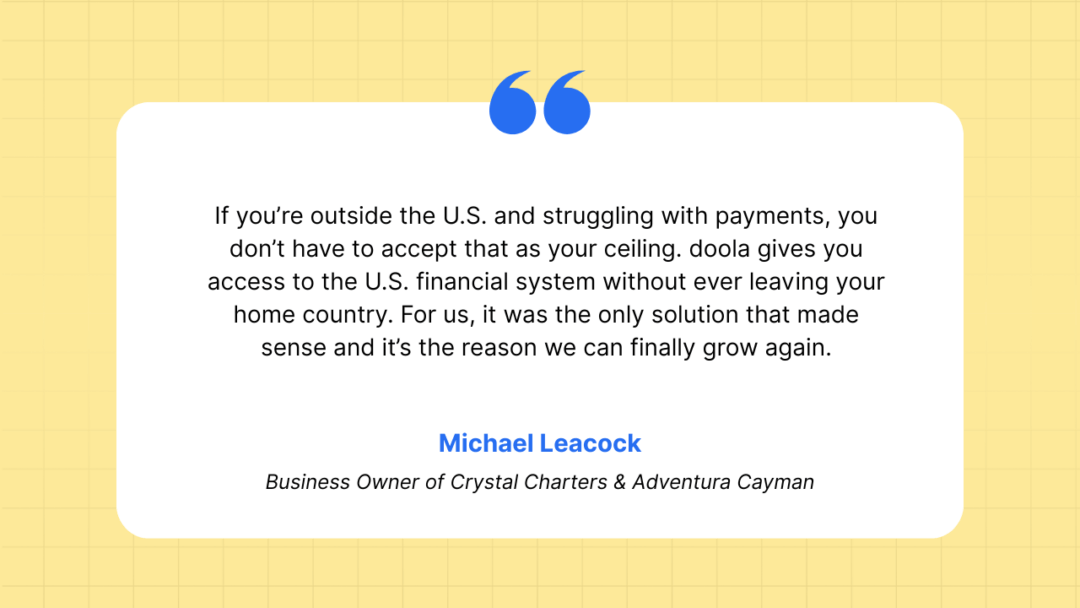 How Crystal Charters Rebuilt After COVID With doola — and Is Now Expanding Beyond the Cayman Islands