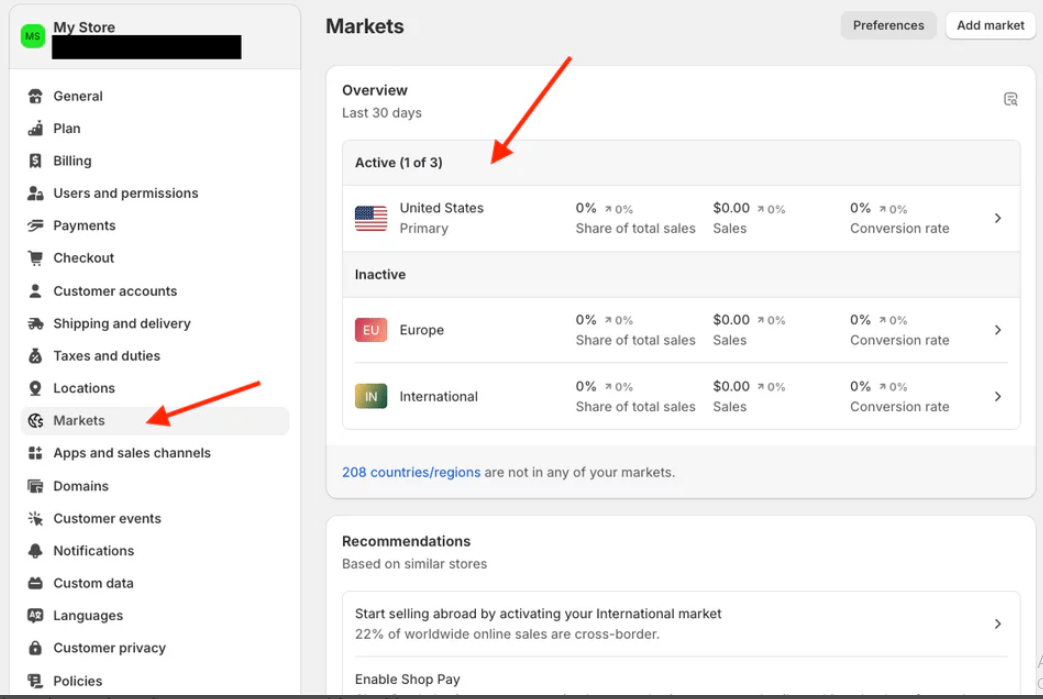 How to Accept International Payments in Shopify: Step 3