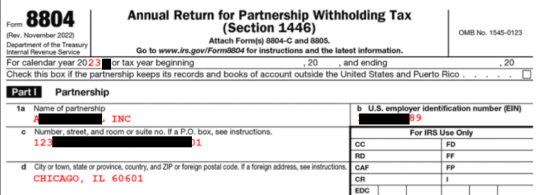 Form 8804: A Complete Guide for Foreign Partnerships With US Income Form 8804: A Complete Guide for Foreign Partnerships With US Income