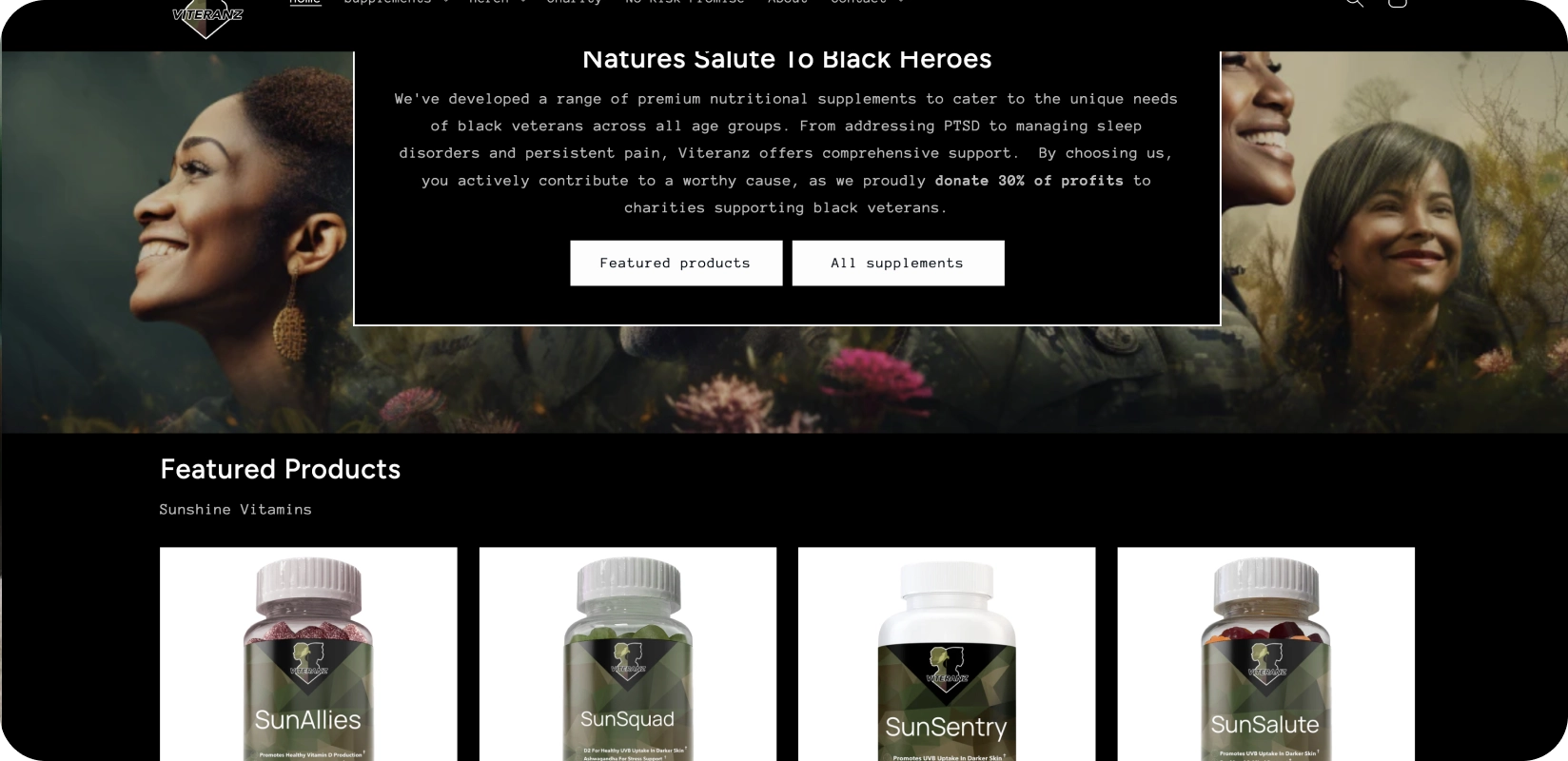How Viteranz Is Supporting Black Veterans Through High-Quality Supplements. How Viteranz Is Supporting Black Veterans Through High-Quality Supplements.