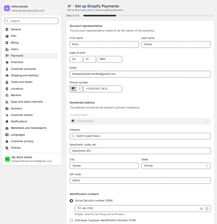 Shopify Payments Setup for US and Non-US Founders: End-to-End Process Shopify Payments Setup for US and Non-US Founders: End-to-End Process