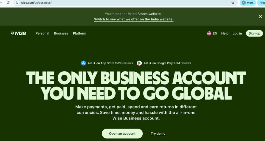 How to open a wise business account