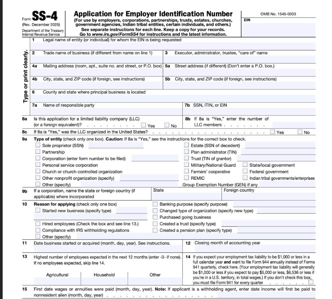 How to Get an EIN for PayPal as a Non-US Founder: Fastest Method How to Get an EIN for PayPal as a Non-US Founder