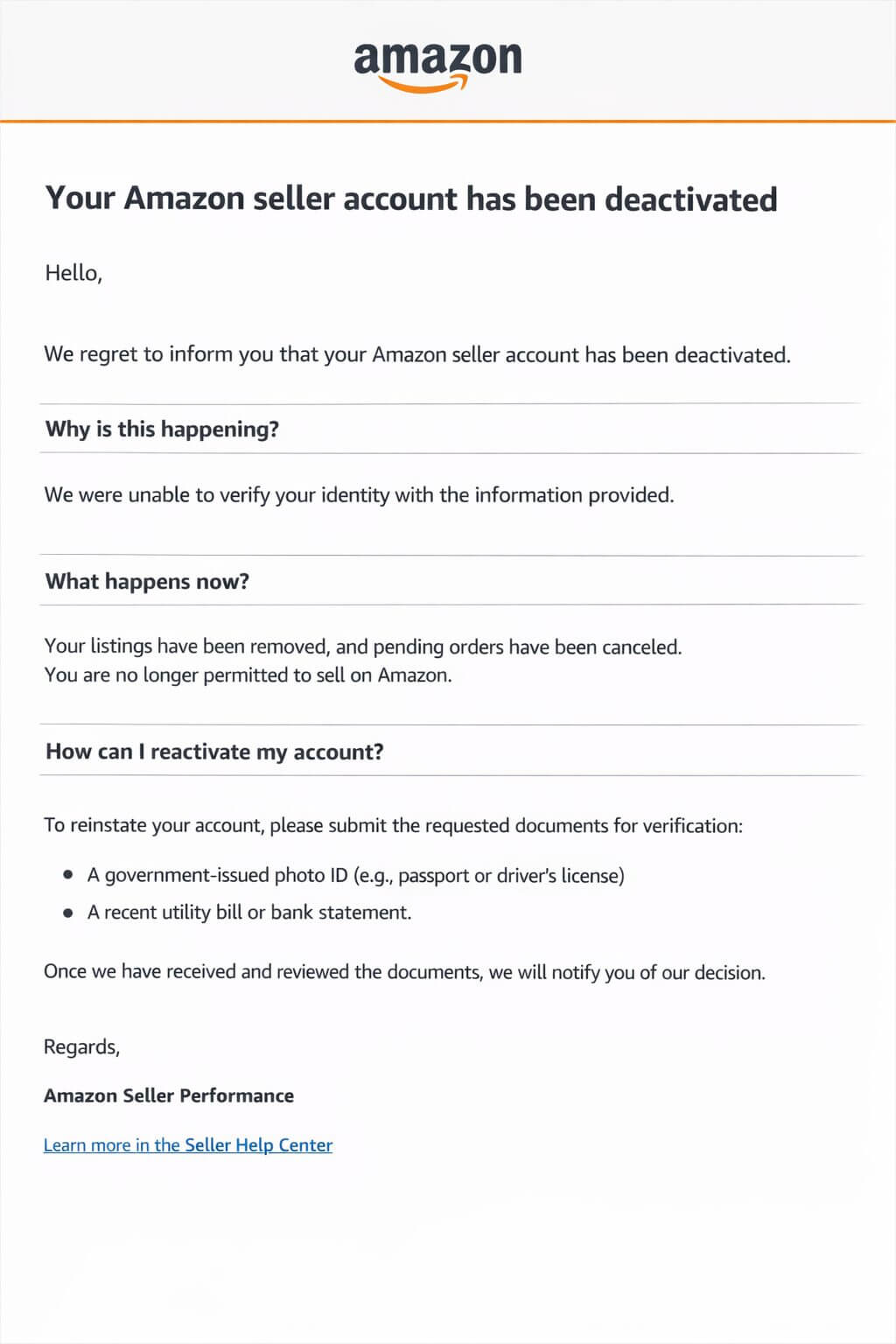 Why Amazon Rejects New Seller Accounts