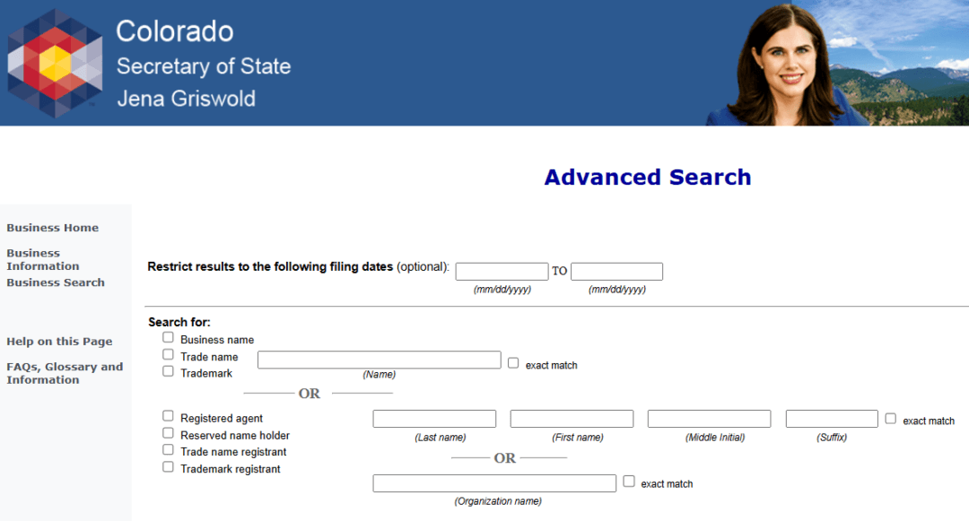 How to fila a DBA in Colorado