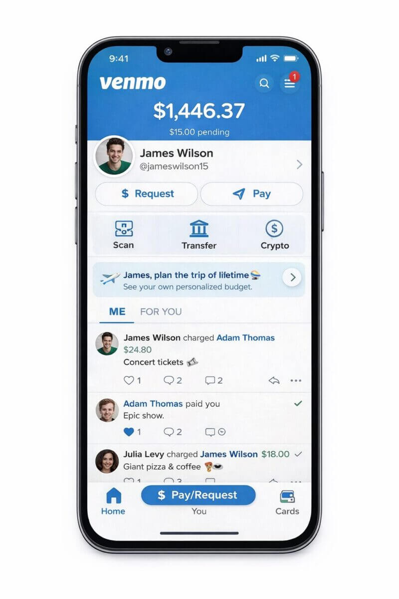Example Venmo Transaction Which Payment App Is Better in 2026? Venmo vs Cash App - doola is for ...