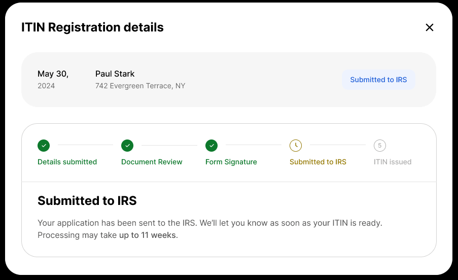 ITIN Registration Just Got Smarter: Member-Level Tracking Is Now Live ITIN Registration
