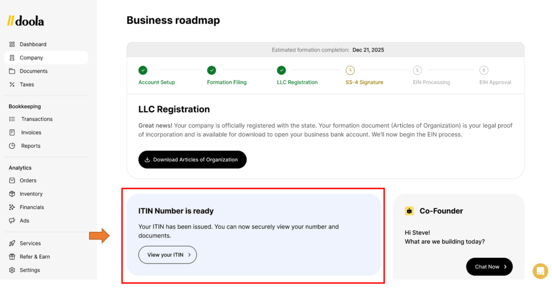 ITIN Registration Just Got Smarter: Member-Level Tracking Is Now Live ITIN Registration