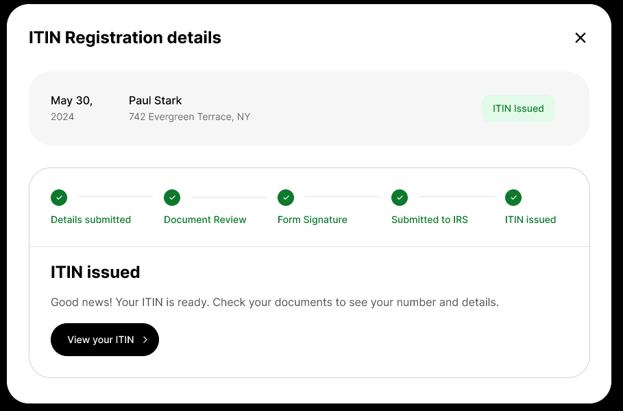 ITIN Registration Just Got Smarter: Member-Level Tracking Is Now Live ITIN Registration