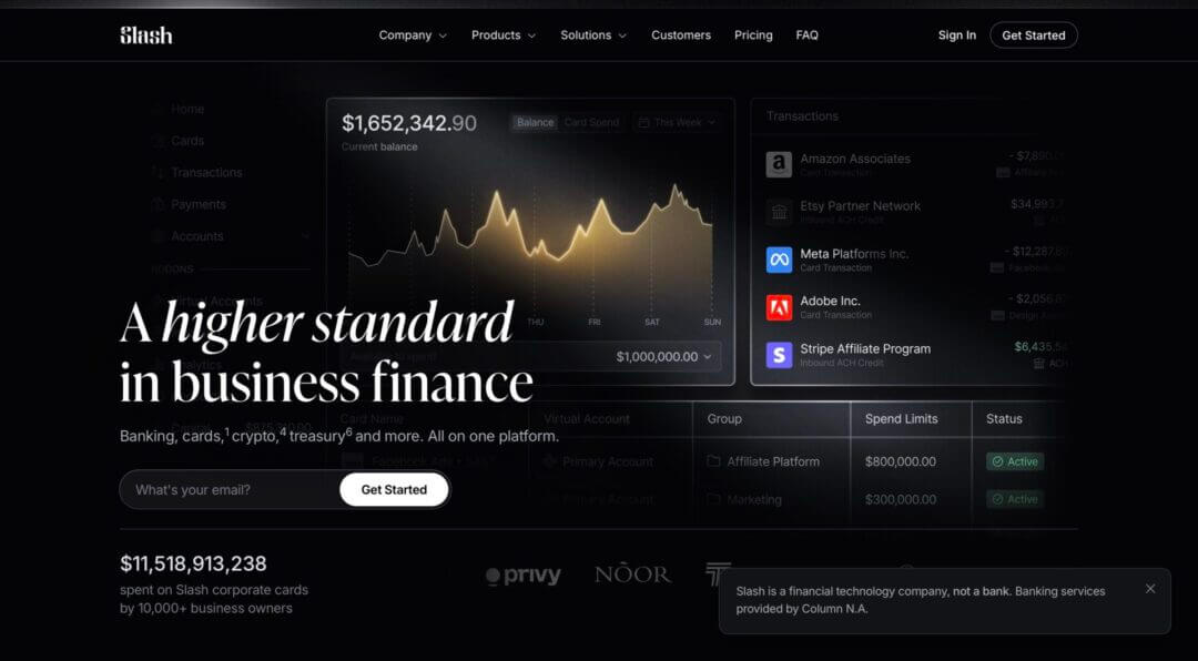 Best bank accounts for small businesses - Slash