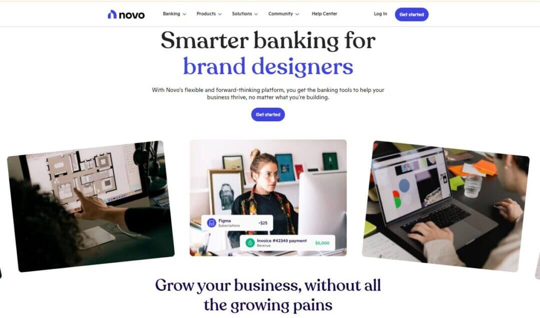 best bank accounts for small businesses - Novo