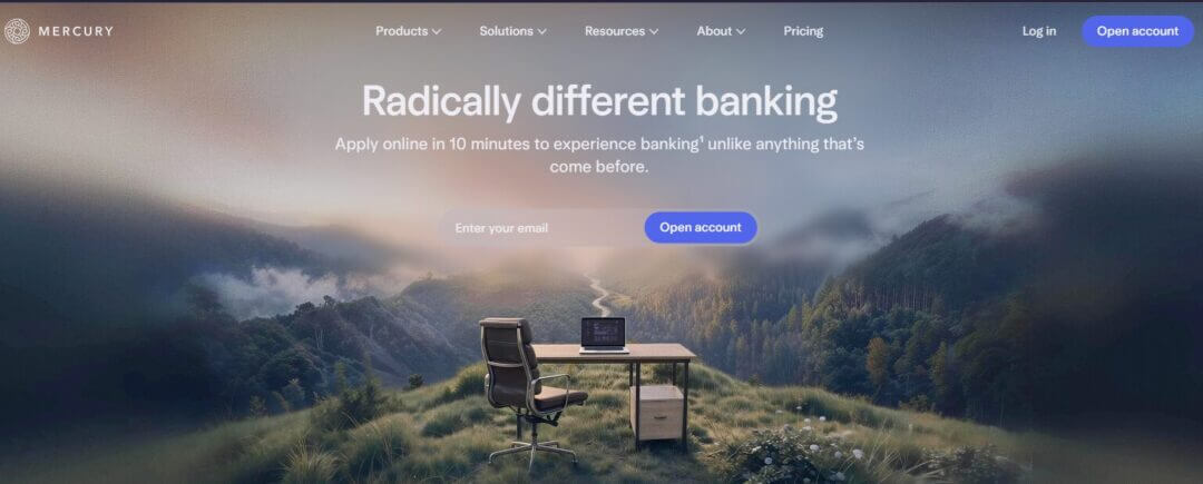 best bank accounts for small businesses - Mercury