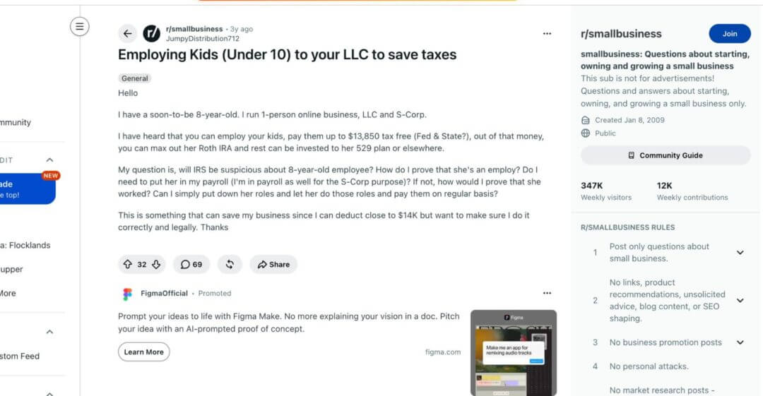 Hiring Your Child in Your LLC for Tax Savings: What the IRS Actually Allows in [year]