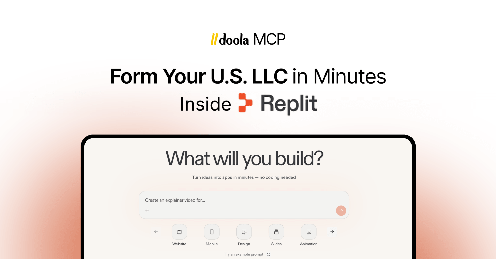 doola MCP Is Now Live in Replit: Build the App and Form the Company in One Workspace