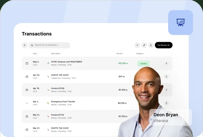 FINGREI Technosoft doola bookkeeping transactions dashboard